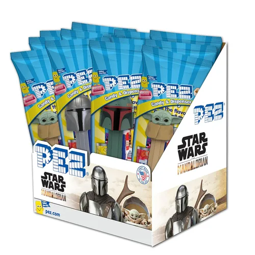 Vista 5 de PEZ Candy Star Wars, dispensadores surtidos, 0.58 onzas (paquete de 12)