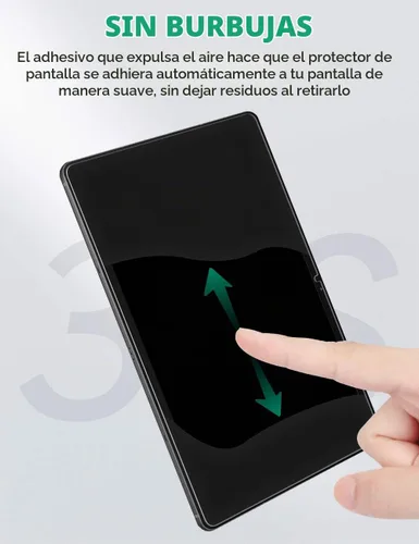 Vista 9 de apiker Paquete de 2 protectores de pantalla para Galaxy Tab S10 Plus/S9 Plus/S9 FE+/S7 FE