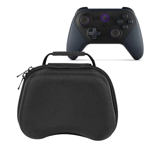 Vista 3 de Linkidea Funda rígida para controlador de viaje compatible con Luna Controller Wireless, Google Stadia, PS4/5, Xbox, Switch Pro Controller (negro)