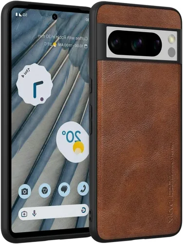 Vista 34 de X-level Funda protectora inalámbrica para Google Pixel 8 Pro, piel azul, ajuste delgado, con protección para lente de cámara