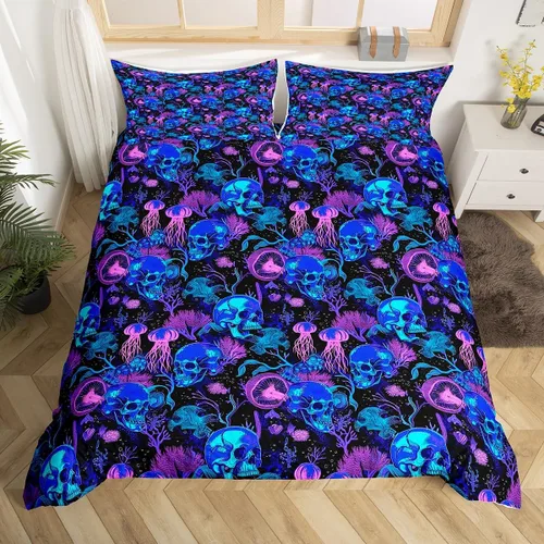 Vista 9 de Juego de ropa de cama de piel de vaca para niños y niñas, funda de edredón con estampado de estrellas de piel de vaca occidental, funda de edredón