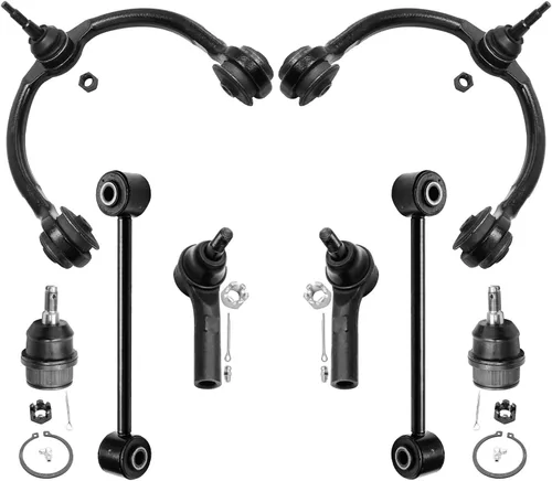Vista 246 de Detroit Axle - Kit de brazos de control de extremo de 8 piezas para Toyota 2001-2003 Highlander 2002-2003 Camry Lexus ES300, 2 conjuntos de brazos