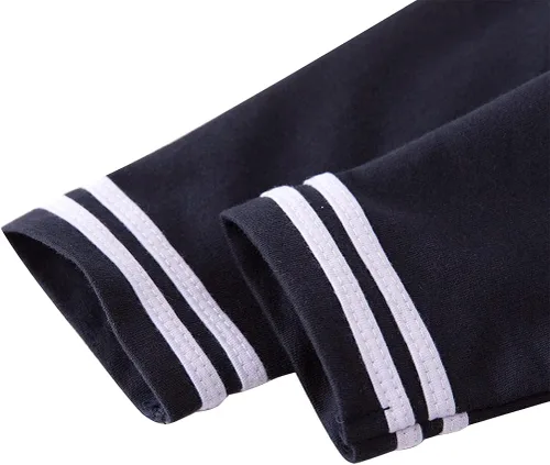 Vista 3 de Bilo Traje de marinero marino de manga corta mameluco con sombrero 2 piezas Set