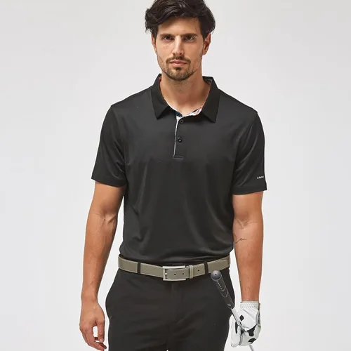 Vista 2 de Mens Polo Shirts Short Sleeve Dry Fit Moisture Wicking Performance Casual Solid Polo Golf Shirt for Men