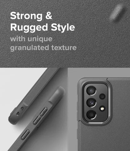 Vista 3 de Ringke Onyx - Funda compatible con Samsung Galaxy A73 5G (2022), a prueba de golpes, resistente, antideslizante, flexible, funda de poliuretano