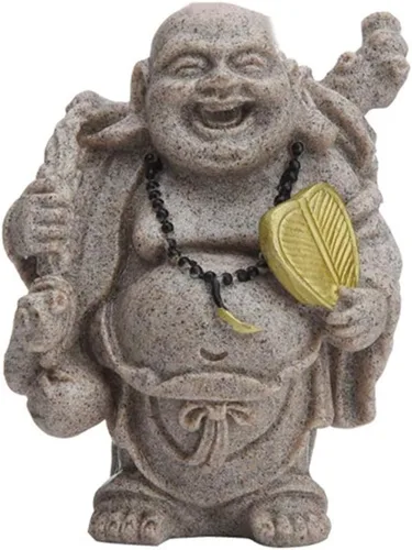 Vista 6 de Ulalaza Estatua de Buda para meditación, decoración del hogar, estatuas tailandesas de resina para manualidades