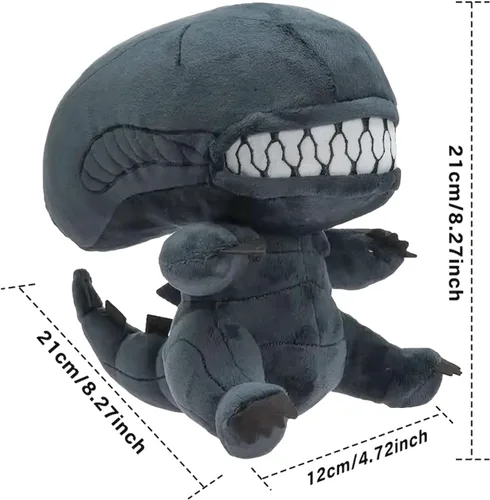 Vista 5 de juguete de peluche de animal de peluche alienígena monstruo, figuras de película de dibujos animados de felpa para niños fanáticos cumpleaños