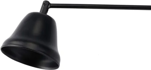 Vista 5 de Yoption Snuffer de mecha de vela, extintor de velas de acero inoxidable, accesorio con mango largo para apagar la llama (negro 2)