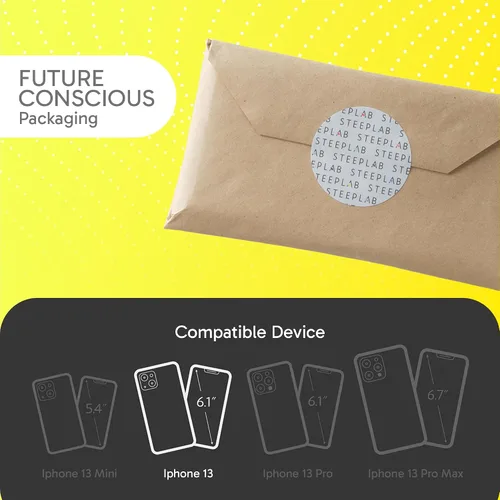 Vista 6 de SteepLab Funda Protectora para iPhone 13, Protección de 360 Grados que Absorbe Impactos con Borde Elevado y Colores Llamativos