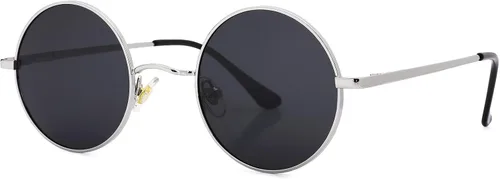 Vista 7 de Pro Acme - Gafas de sol polarizadas redondas para hombre y mujer, estilo John Lennon