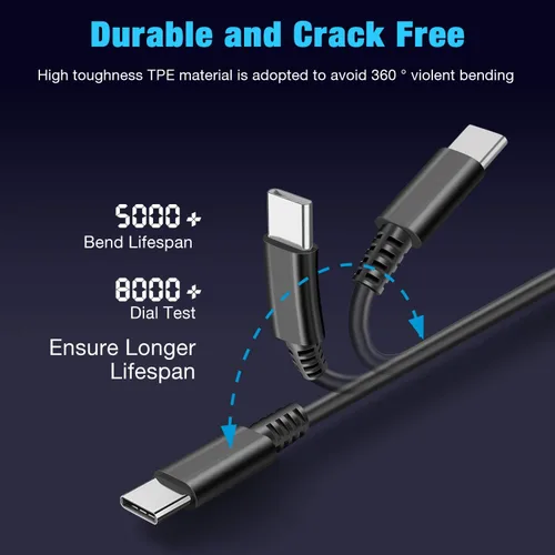 Vista 5 de Cargador de interruptor para Nintendo SwitchSwitch OLEDSwitch Lite, carga rápida de 2.5 horas con cable de carga de 5 pies, base de interruptor