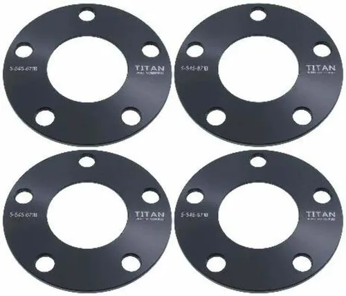 Vista 13 de Espaciadores de rueda centrados de 1 pulgada 5x4.5 – Compatible con Mitsubishi Lancer Evo – 1 pulgada (0.984 in), 5 x 114.3, cubo de 2.642 in
