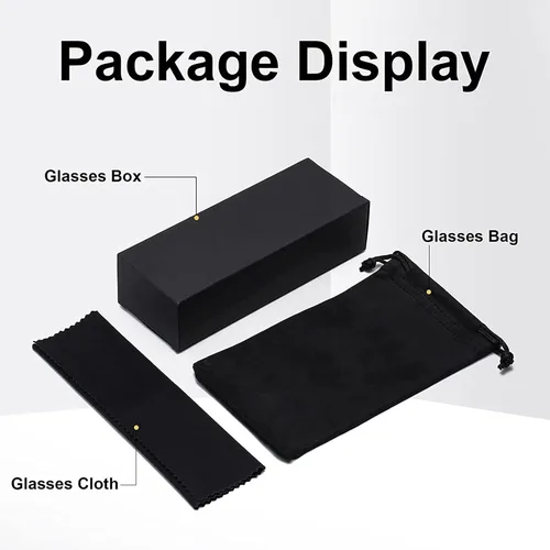 Vista 6 de Verfimaci Gafas de sol rectangulares de moda para mujer y hombre, gafas de sol cuadradas