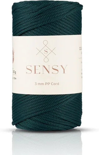 Vista 39 de Cuerda de poliéster Sensy Premium de 3 mm, 120 metros, 100% cordón de polipropileno, cuerda de macramé de 3 mm, cordón para bolsos de ganchillo