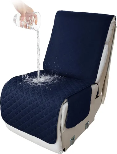 Vista 111 de HDCAXKJ Fundas de sofá seccional reclinable 100% impermeable, forma de L, funda de sofá reclinable lavable acolchada suave para mascotas, perro