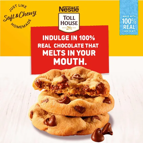 Vista 4 de Nestle Toll House - Masa de galletas con chispas de chocolate, 36 onzas