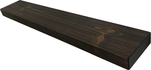 Vista 23 de joelsantiques Estantes flotantes de madera de 18 pulgadas para pared, 18 x Beige