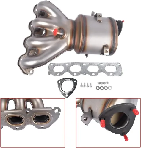 Vista 8 de Convertidor catalítico colector compatible con Chevy Cruze Base/L/LS/LT/Limited L/Limited LS 2011-2016 55573030 19420237