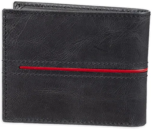Vista 3 de GUESS Men's Leather Slim Bifold Wallet
