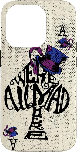 Vista 17 de iPhone 16 We're All Mad Here - Funda de Alicia en el País de las Maravillas