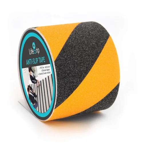 Vista 10 de Lifegrip - Cinta de tracción antideslizante, cinta de fricción de 1 pulgada x 15 pies, el mejor agarre, adhesivo abrasivo para escaleras, peldaños