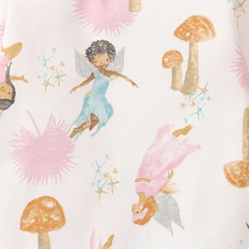 Vista 96 de Burt's Bees Baby Pijama para bebé niña, 100% algodón orgánico, pijama de una pieza, overol diagonal con cremallera, ajuste cómodo