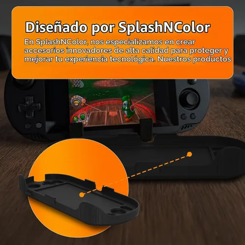 Vista 6 de SplashNColor - Funda de consola compatible con Odin 2 Mini Clipshield Slim Funda protectora de bolsillo reversible, emulador de mano retro portátil