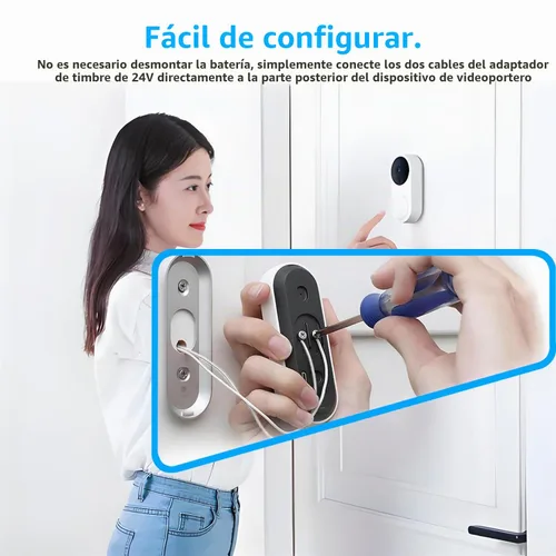 Vista 5 de LIANSUM Adaptador de cable transformador C de 24 V para termostato y todas las versiones de timbre de timbre, compatible con Nest 1st/2nd, Ecobee