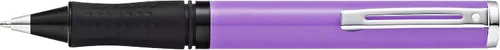 Vista 2 de Pluma estilográfica Sheaffer Pop con borde cromado y punta media, en caja de regalo, Clásico - Lila
