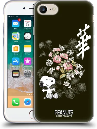 Vista 504 de Carcasa de gel para iPhone 7 Plus/iPhone 8 Plus, diseño de Snoopy Oriental de Peanuts, Badges