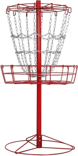 Vista 11 de Yaheetech Cesta de golf de disco portátil para deportes, disco de práctica de 12 cadenas, objetivo de golf, disco de agujero de acero, golfes