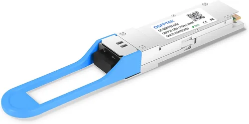 Vista 24 de QSFPTEK Módulo óptico del transmisor-receptor de 100GBASE-SR4 QSFP28 850nm el 328.1 ft compatible para QSFP-100G-SR4-S
