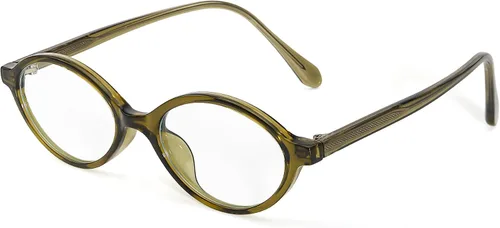 Vista 12 de SIPHEW Gafas retro pequeñas ovaladas con marco de metal con bloqueo de luz azul para mujer de los años 90, lentes de luz azul de cara pequeña A01