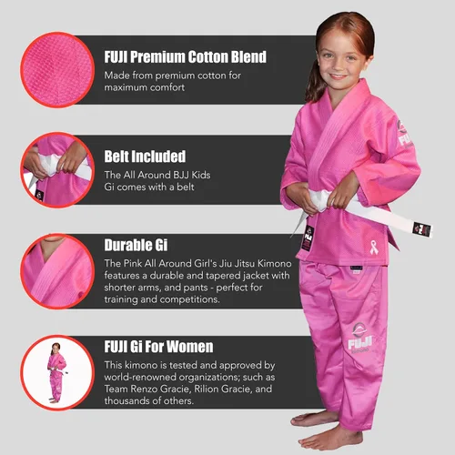Vista 2 de Fuji Uniforme BJJ para niños