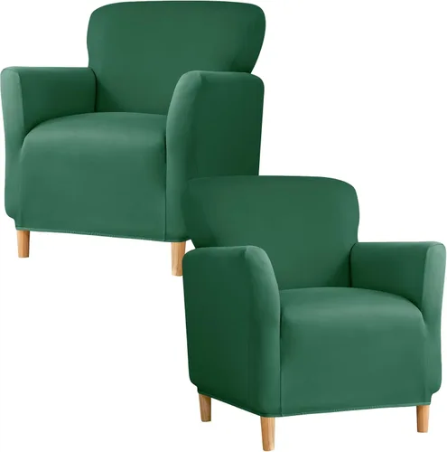 Vista 17 de Fundas de jacquard para sillón de banquete, fundas suaves para sillón de 1 pieza, fundas elásticas para silla de sala de estar, antideslizantes