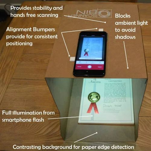 Vista 3 de Scanner Bin - La solución inteligente de escaneo de documentos