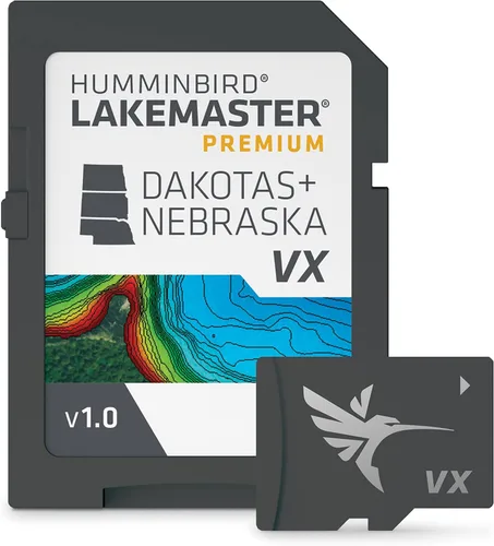 Vista 10 de Humminbird LakeMaster Premium Map SD Card for Fish Finders