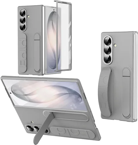 Vista 12 de Funda para Samsung Galaxy Z Fold 8 Ultra Protect con soporte de pulsera, pantalla integrada y protección de lente a prueba de golpes, protección
