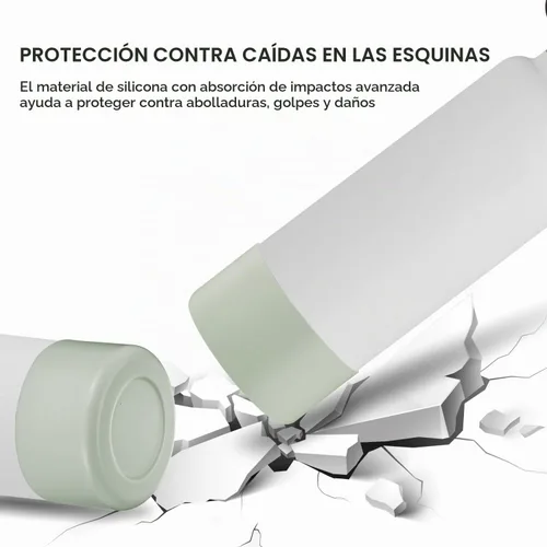 Vista 5 de CHEETAH Funda Protectora para Botella de Agua Hydroflask de 12oz - 40oz, Funda de Silicona Inferior Sin BPA, Compatible con Todas las Botellas