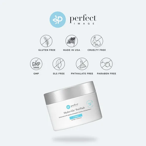Vista 8 de Hydro-Glo - Almohadillas mejoradas con extractos kójico, mandélico, glutatión, regaliz, papaya, piña, gaya, gayuba (10% de fuerza de pelado)