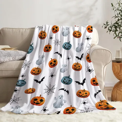 Vista 47 de Cute Ghosts - Manta de bebé personalizada para recién nacido, regalos para Halloween y Navidad, 40 x 30 pulgadas