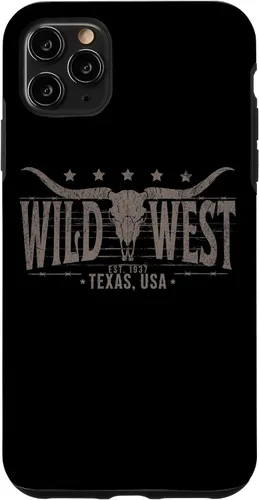 Vista 12 de Funda para iPhone 11 con diseño de calavera de toro y cuerno largo