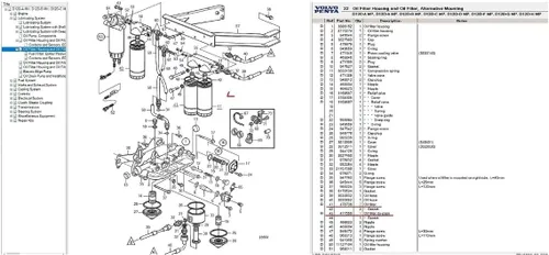 Vista 2 de Volvo Kit de servicio de filtro (2)-23658092 / (1)-21707132 / (1)-3817517