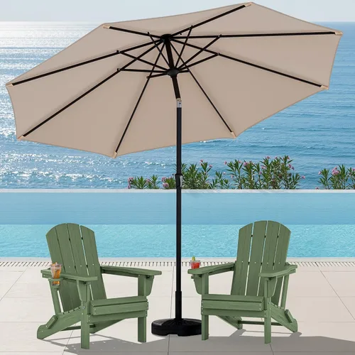 Vista 22 de SERWALL Silla Adirondack plegable ajustable, silla Adirondack reclinable con 3 posiciones reclinables, HDPE para todo tipo de clima, Adirondack