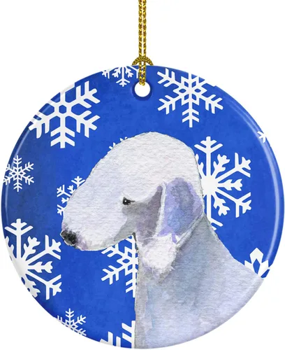 Vista 201 de Caroline's Treasures Cavalier Spaniel - Adorno de cerámica para colgar en el árbol de Navidad, para el hogar, Navidad, fiestas, regalo, 3 pulgadas