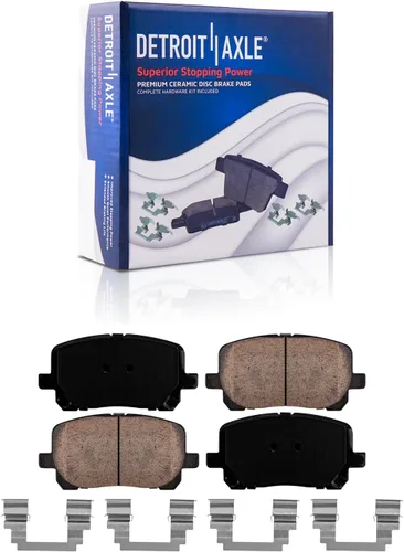 Vista 23 de Detroit Axle - Pastillas de Freno Delantero Izquierdo Reemplazo de Pinza de Disco para Ford Fusion Mazda 6 Lincoln MKZ Mercury Milan 2006-2012