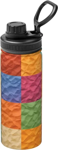 Vista 14 de Tiger and Sunflower Insulated Stainless Steel Kettle Print Funny Water Bottle Insulated Ideal for Sports and Travel