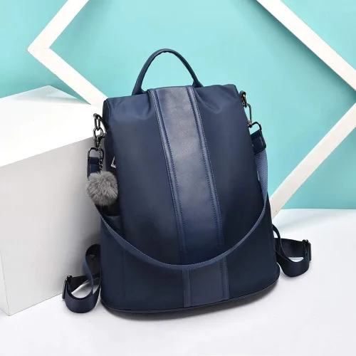 Vista 6 de Mochila impermeable liviana de nailon antirrobo para mujer