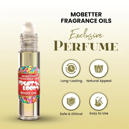 Vista 2 de MOBETTER FRAGRANCE OILS Aceite corporal con fragancia de perfume afrutado y loco unisex
