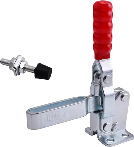 Vista 6 de Utoolmart Herramienta de mano abrazadera de palanca vertical GH-101-B Abrazadera de liberación rápida 220.5 lbs Capacidad de retención 1 PC